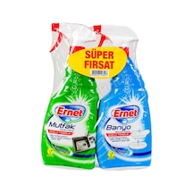2 Adet Ernet Mutfak 750 Ml + Banyo 750 Ml