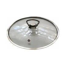 Metal Tepe Cam Kapak Tencere Kapağı 20 CM
