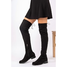 Fox Shoes Siyah Kadın Çizme A726545402 Siyah-Süet