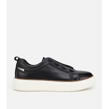 Hotiç Erkek Deri Siyah Bağcık Detaylı Yumuşak Dokulu Günlük Ayakkabı