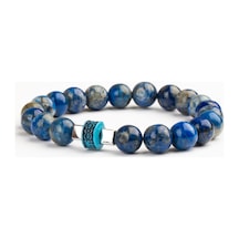 Lapis Lazuli Doğal Taş Bileklik 8 Mm İlahi İçgörü Renkli