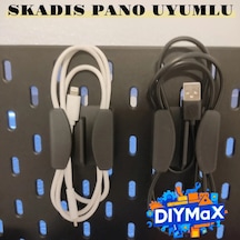 Skadıs Kablo Tutucu,usb Ve Şarj Kalbo Düzenleyici 3 Adet