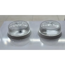 Sıva Üstü Plastik Glop Armatür Tek Duylu 2 Adet 1
