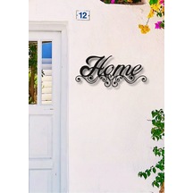 Home Yazısı Metal Duvar Dekoru