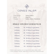 Cengiz İnler Saten Şal Yaka Kruvaze Yelekli Damatlık 001
