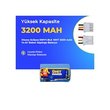 İhome Eclipse İhrv1-blk Wht 3200 Mah 14.4v Robot Süpürge Batarya