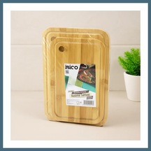 Bezos Bambu Kesme Tahtası 2'li Set - 18x28 & 22x32 Cm Agc