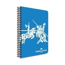 Pp Kapak Knights Canlı Spiralli Defter 80 Yaprak Çizgili 103 Ivory