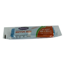 Çöp Torbası Büyük Boy 65x80cm 70gr 14mikron 50lt Mavi Rulo 10 Adet
