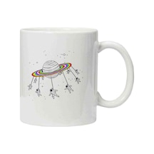 Kupa Bardak Freeuse Planetas Planet Planeta Rainbow
