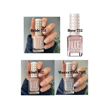 Pastel 4’lü Oje Seti Nude Bride 751 Nude Rose 752 Nude Kind 762 Nude Mauve Pink 767 Nail Polish