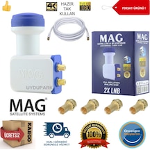 Mag 2'li Philips Chip'li Lnb + 30 M Mag Anten Kablosu