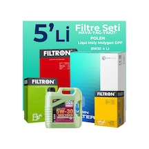 Citroen C-elysee 1.6 Dizel Filtre Bakım Seti Liqui Moly Motor Yağlı 2017-2019 5 Li 8200BKMFLSHNGFL22810