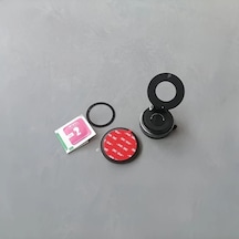 Gateesat Siyah 360 Derece Dönebilen Manyetik Katlanabilir Uzatılabilir Evde Arabada Duşta Telefon Tutucu