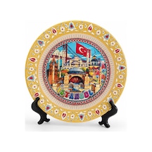 İstanbul Temalı Porselen Dekoratif Tabak 18 Cm Tarbtgsjv0e6wjzzk7c