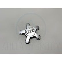 1 X Audi Q5 8r 2009-2017 Ahtapot Çelik Jant Göbeği Gri 112mm