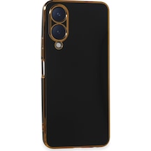 Vivo Y17s Uyumlu Kılıf Volet Silikon - Siyah