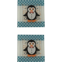 Cam Banyo Gider Kapak Süsü 2 Adet Cam Gider Kapağı 10X10 CM Peng