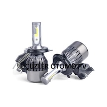 Ampul H4 Led Xenon Set 2'Li 6500K 12V Uzun Kısa