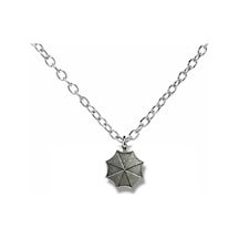 Geometrik Detaylı Sekiz Köşeli Yıldız Kolye 60 Cm Zincirli Unisex Modern Tasarım Çok renkli