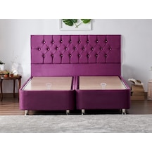 Nironyatak Niron Violet Baza Ve Başlık Seti 180X200 Cm Çift Kişilik Sandıklı