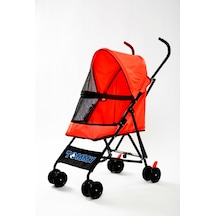 Tommy - 535 - Evcil Hayvan Arabası Kırmızı 76.5 44 99cm - Kmrsfres - Max 15kg