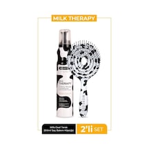 Milk Therapy Üç Boyutlu Oval Saç Fırçası + Milk Therapy Saç Köpüğü 200 Ml