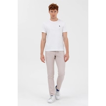 U.S. Polo Assn. Erkek Likralı Pantolon 1600040 Taş