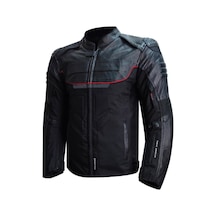 Prosev Falcon Red 4 Mevsim Motosiklet Montu Siyah