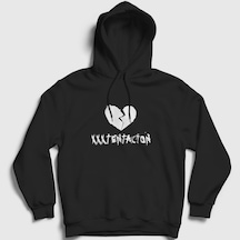 Presmono Unisex Broken Heart Xxxtentacion Kapüşonlu Sweatshirt Siyah