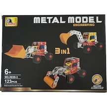 Akıllıelma-kızılkaya Engineering Metal Lego Kzl-x639-3 Araçlı 3in1