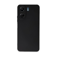 Herşeytrend Xiaomi Redmi 13c Kılıf Nano İçi Kadife Silikon - Siyah Çok Renkli