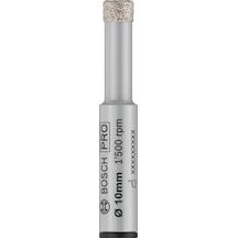 1x Döner Matkaplar İçin Pro Ceramic Dry Matkap Ucu, Silindirik Şaft Döşemeler, Sert Fayanslar, Ø 10 Mm, Professional Aksesuar Döner Matkap/vidalamalar
