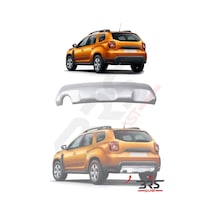 Dacia Duster Uyumlu 2018-2024 Abs Arka Difüzör Gri