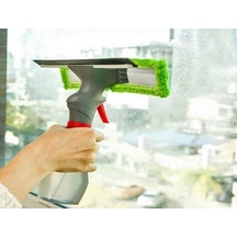 Lb Spreyli Su Hazneli Mikro Fiber Cam Silme Mopu Çok Renkli