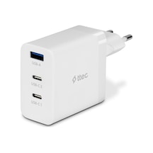Tr Smartcharger Trio Gan 65w Pd Seyahat Hızlı Şarj Aleti 2 Usb-c+usb-a Beyaz 2scg03b