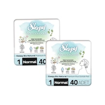 Sleepy Bio Natural Premium Plus Günlük Ped 40 Li 2 Adet