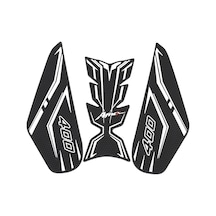 Mufunye Kawasaki Z400 Nınja 400 2017-2021 Beyaz Tank Anti Kayma Sticker - Friction Artırır, Kontrolü Güçlendirir, Zirve Stabilitesi Sağlar