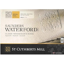 Saunders Waterford Rough Natural White Blok 20 Yaprak 300G 18X26