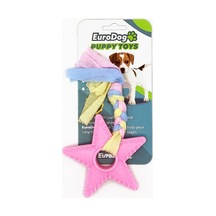 Eurodog - 208 - Puppy Toys Pembe Yıldız Diş - Edntrend - Kma Oy.