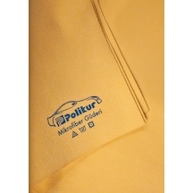 Polikur 3219 Mikrofiber Güderi Hardal Oto Kurulama Bezi 54X68 Cm. 6 Adet