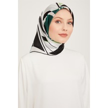 Armine Twill İpek Eşarp 23ka9050 58 Yeşil