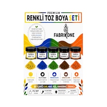 5'li Set Premium Parafin Soya Wax Toz Mum Boyası Hobi Seti - 5 Cc Sarı, Mavi, Yeşil, Kahverengi, Turuncu Bkfab5srmykht5g Karışık