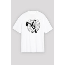 Adrift Clint Eastwood Beyaz Unisex Tişört T-shirt Beyaz