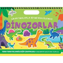 Çıkartmalarla Bitmeyen Eğlence - Dinozorlar