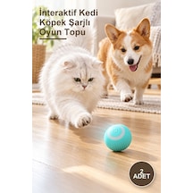 2 Adet İnteraktif Kedi Köpek Şarjlı Oyun Topu