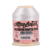 Hubrendy Tedarik Altınbaşak Oya Ve Dantel İpi 20 Gr - Royaleks - No: Krem
