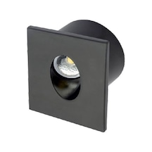 Ct-5179 3w Koridor Led Armatür 6400k Beyaz Işık Siyah Kasa Diğer