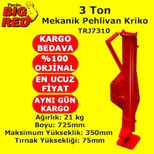Bigred Trj7310 3 Ton Mekanik Pehlivan Kriko