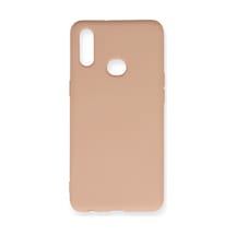Samsung Galaxy Uyumlu A10s Kılıf Nano İçi Kadife Silikon - Pudra Bz8683140148973